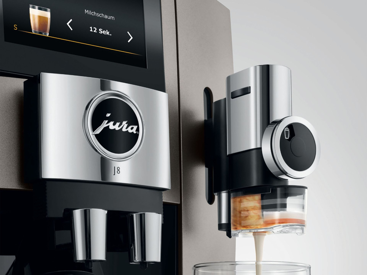 Jura J8, schön auch im Detail