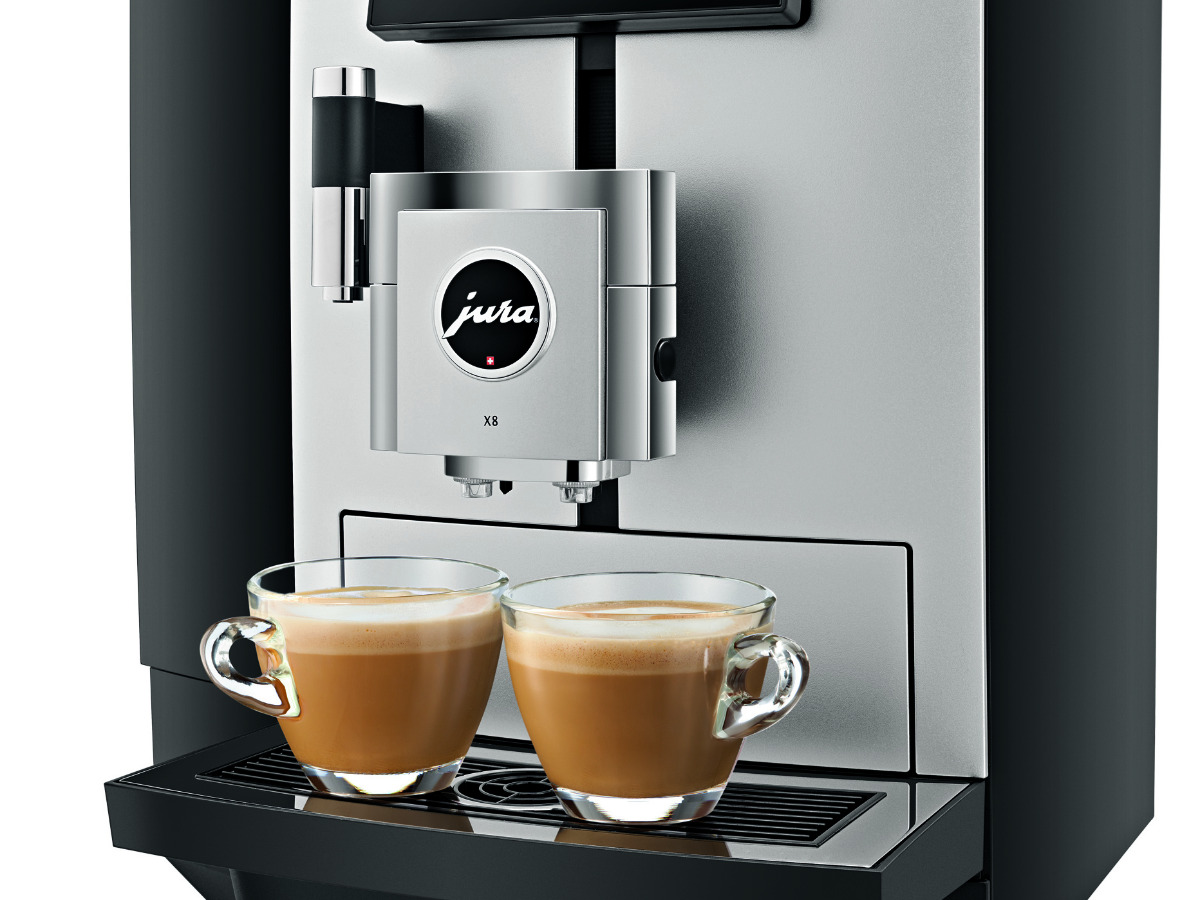 die Jura X8 in Detailansicht